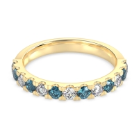 Pave Set Half Eternity Prana Band