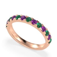 Pave Set Half Eternity Prana Band