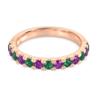 Pave Set Half Eternity Prana Band