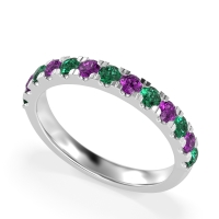 Pave Set Half Eternity Prana Band