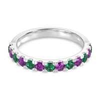 Pave Set Half Eternity Prana Band