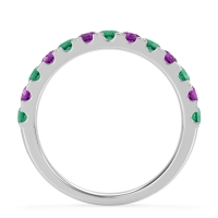 Pave Set Half Eternity Prana Band