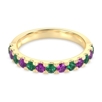 Pave Set Half Eternity Prana Band