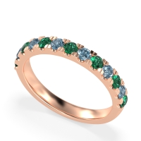 Pave Set Half Eternity Prana Band