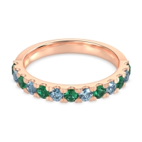 Pave Set Half Eternity Prana Band