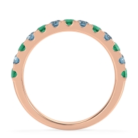 Pave Set Half Eternity Prana Band