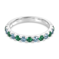 Pave Set Half Eternity Prana Band