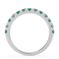 Pave Set Half Eternity Prana Band