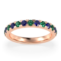 Pave Set Half Eternity Prana Band