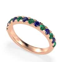 Pave Set Half Eternity Prana Band