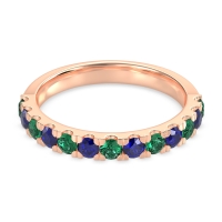 Pave Set Half Eternity Prana Band