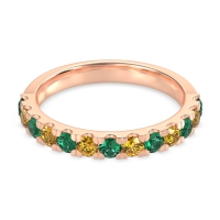 Pave Set Half Eternity Prana Band