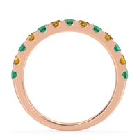 Pave Set Half Eternity Prana Band