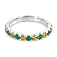 Pave Set Half Eternity Prana Band