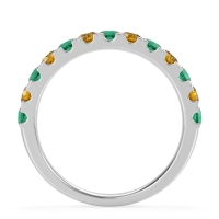 Pave Set Half Eternity Prana Band