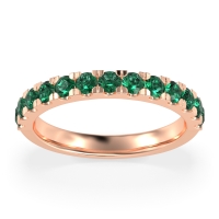 Pave Set Half Eternity Prana Band