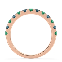 Pave Set Half Eternity Prana Band