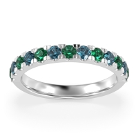 Pave Set Half Eternity Prana Band