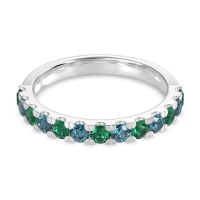 Pave Set Half Eternity Prana Band