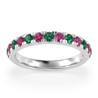 Pave Set Half Eternity Prana Band