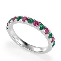 Pave Set Half Eternity Prana Band