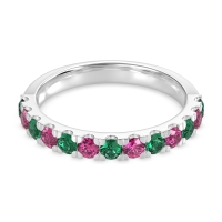 Pave Set Half Eternity Prana Band