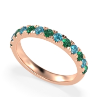 Pave Set Half Eternity Prana Band