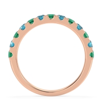 Pave Set Half Eternity Prana Band