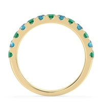 Pave Set Half Eternity Prana Band