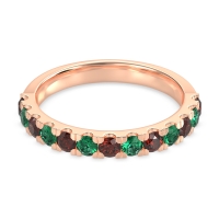Pave Set Half Eternity Prana Band