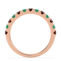 Pave Set Half Eternity Prana Band