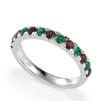 Pave Set Half Eternity Prana Band