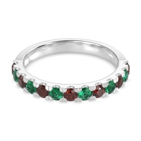 Pave Set Half Eternity Prana Band