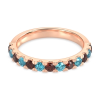 Pave Set Half Eternity Prana Band