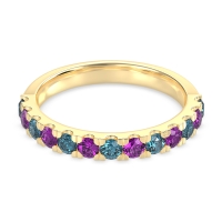 Pave Set Half Eternity Prana Band