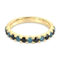 Pave Set Half Eternity Prana Band