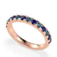 Pave Set Half Eternity Prana Band