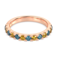 Pave Set Half Eternity Prana Band