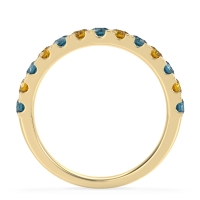 Pave Set Half Eternity Prana Band