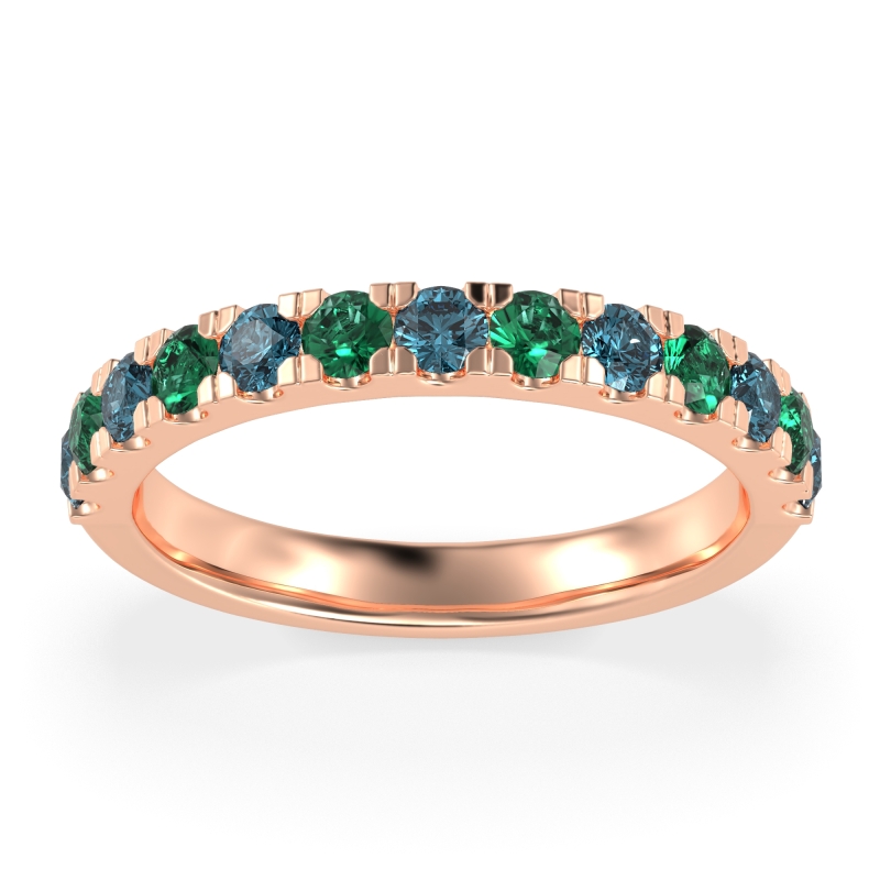 Pave Set Half Eternity Prana Band