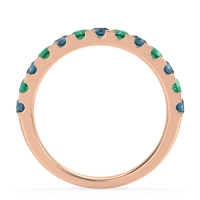 Pave Set Half Eternity Prana Band