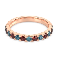 Pave Set Half Eternity Prana Band