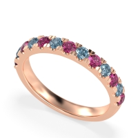 Pave Set Half Eternity Prana Band