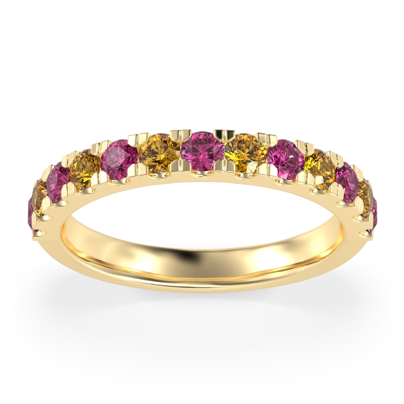 Pave Set Half Eternity Prana Band