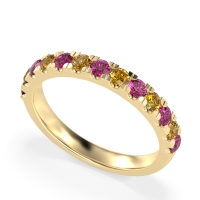 Pave Set Half Eternity Prana Band