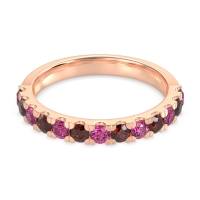 Pave Set Half Eternity Prana Band