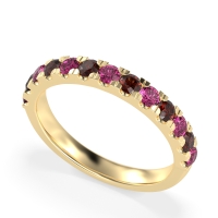 Pave Set Half Eternity Prana Band