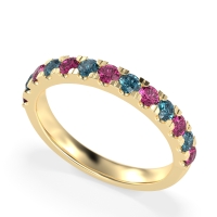 Pave Set Half Eternity Prana Band