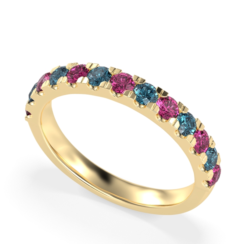 Pave Set Half Eternity Prana Band