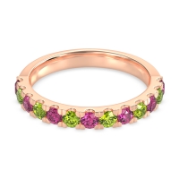 Pave Set Half Eternity Prana Band